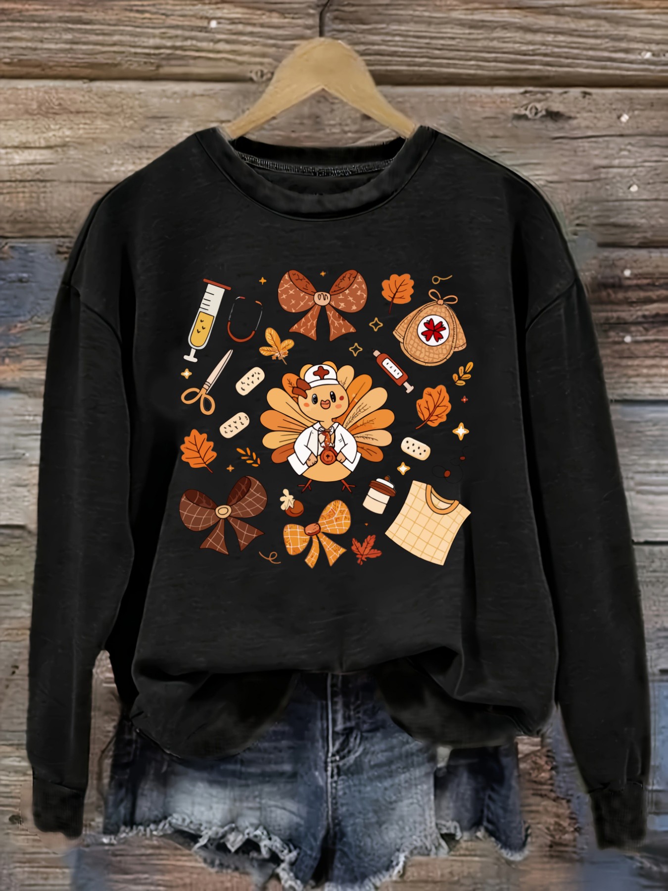 Winter Clothing For - Women's Casual Long Sleeve Crew Neck