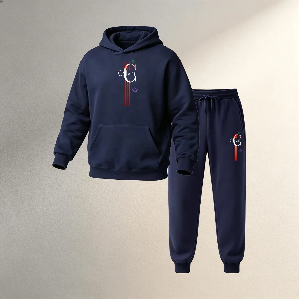 Warm Winter Clothing - Men's Clothing Hoodies Sets 2 Piece