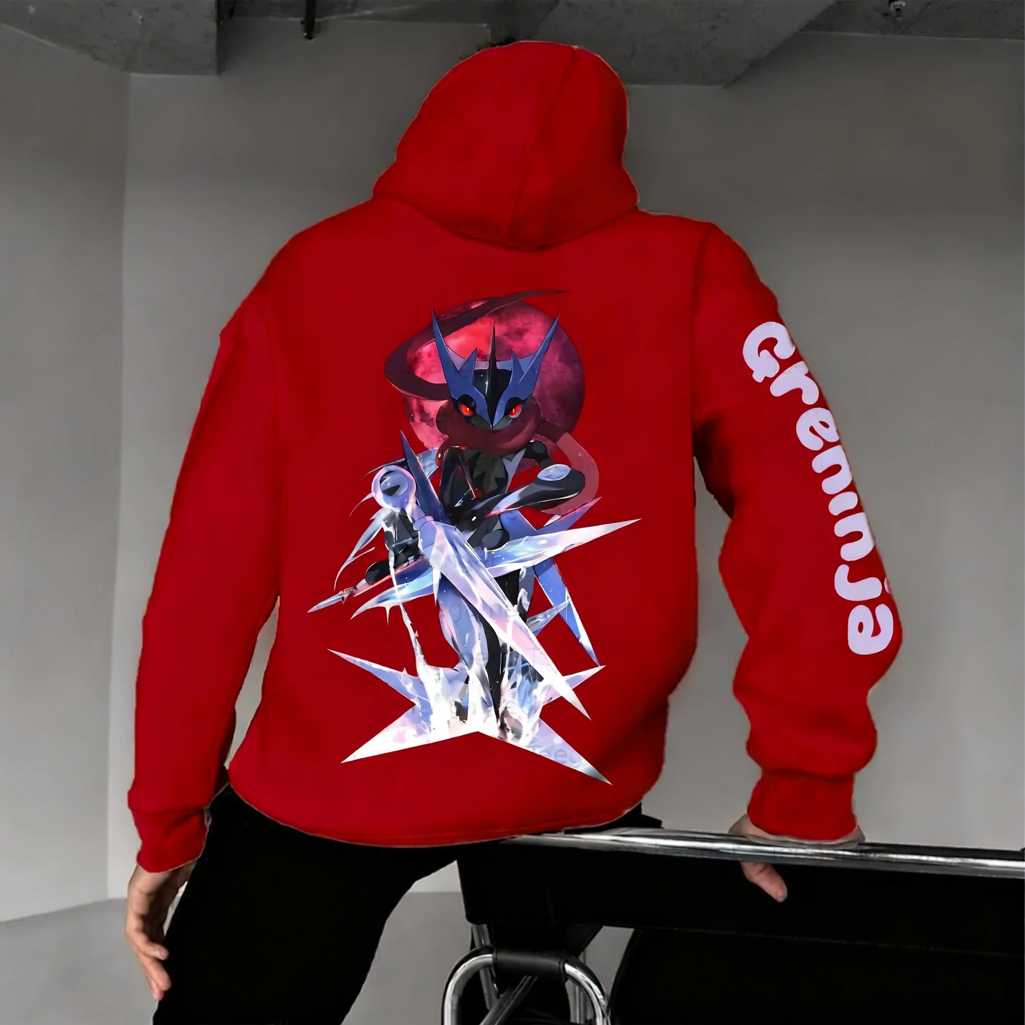 Winter Clothing Anime - Pokémon Anime Greninja Co Branded Hoodie