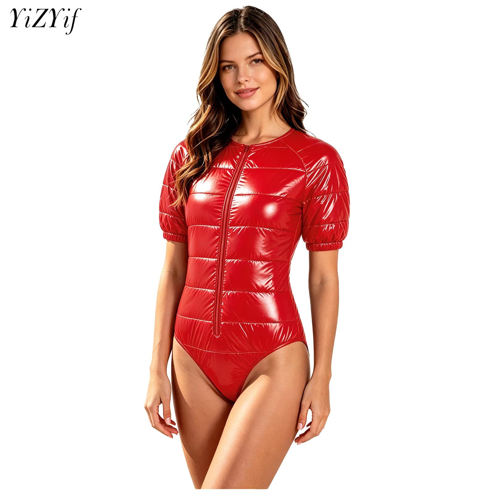 Warm Winter Clothing - Womens Warm Padded Clothing Waterproof Glossy