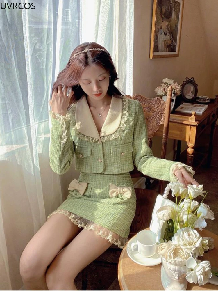 Autumn Winter Sweet Tweed Plai - Winter Clothing Kit 评论和价格