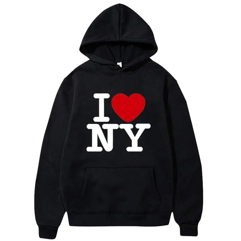 I Love New York Pritned Hoodie - Winter Clothing New York 评论和价格