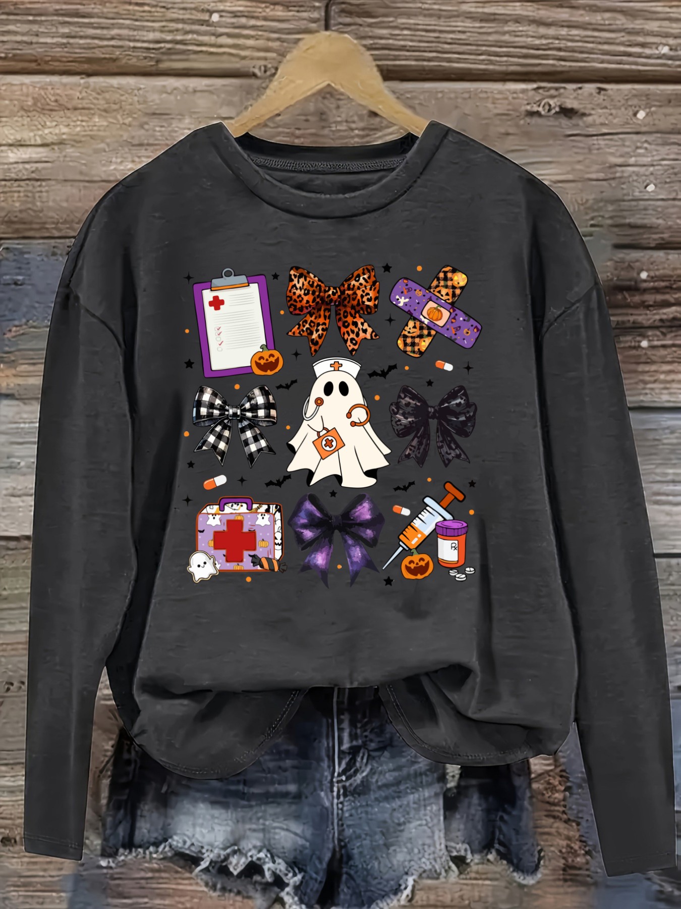 Women's Casual Long Sleeve Cre - Winter Clothing For 评论和价格