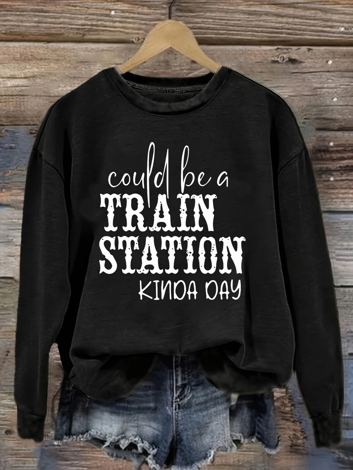 Women's Casual Long Sleeve Cre - Winter Clothing For 评论和价格