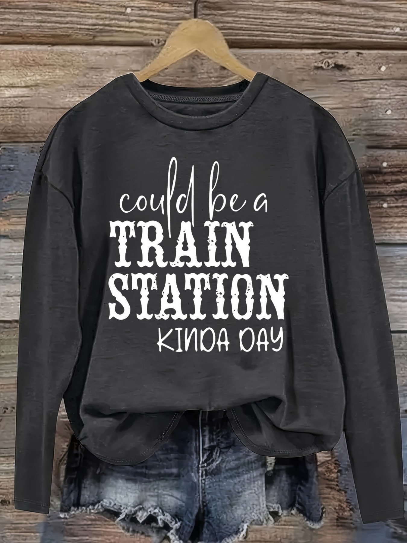 Women's Casual Long Sleeve Cre - Winter Clothing For 评论和价格