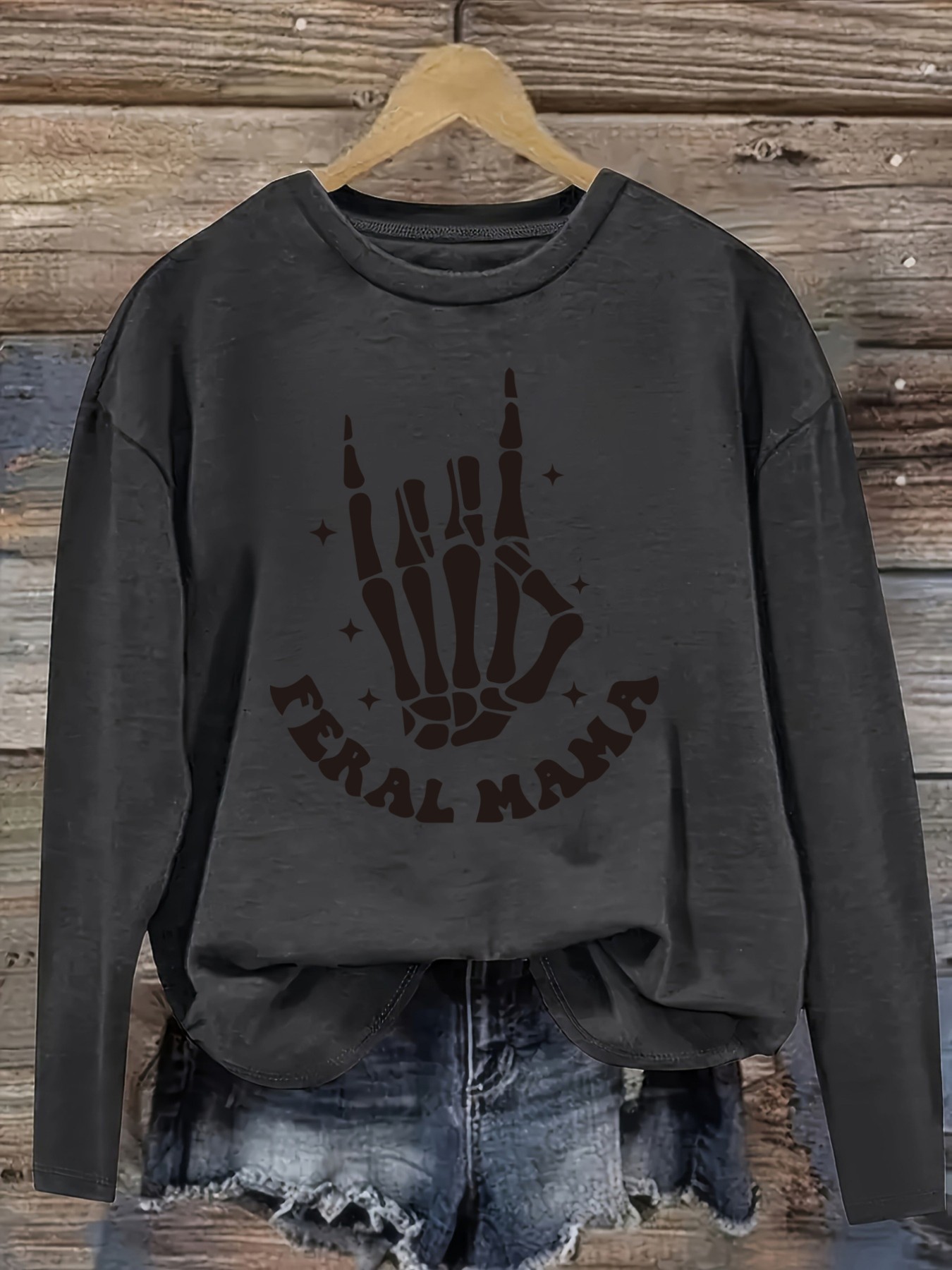 Women's Casual Long Sleeve Cre - Winter Clothing For 评论和价格