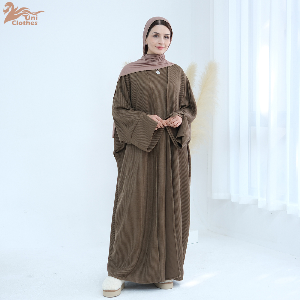 Abaya Thick Knitted Winter Fal - Winter Clothing Dubai 评论和价格