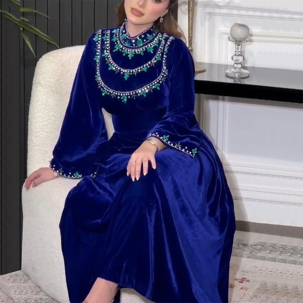Arabic Muslim Dress Elegant Au - Winter Clothing Dubai 评论和价格