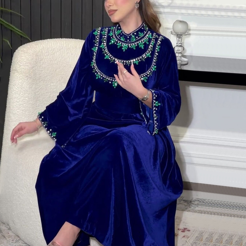 Arabic Muslim Dress Elegant Au - Winter Clothing Dubai 评论和价格