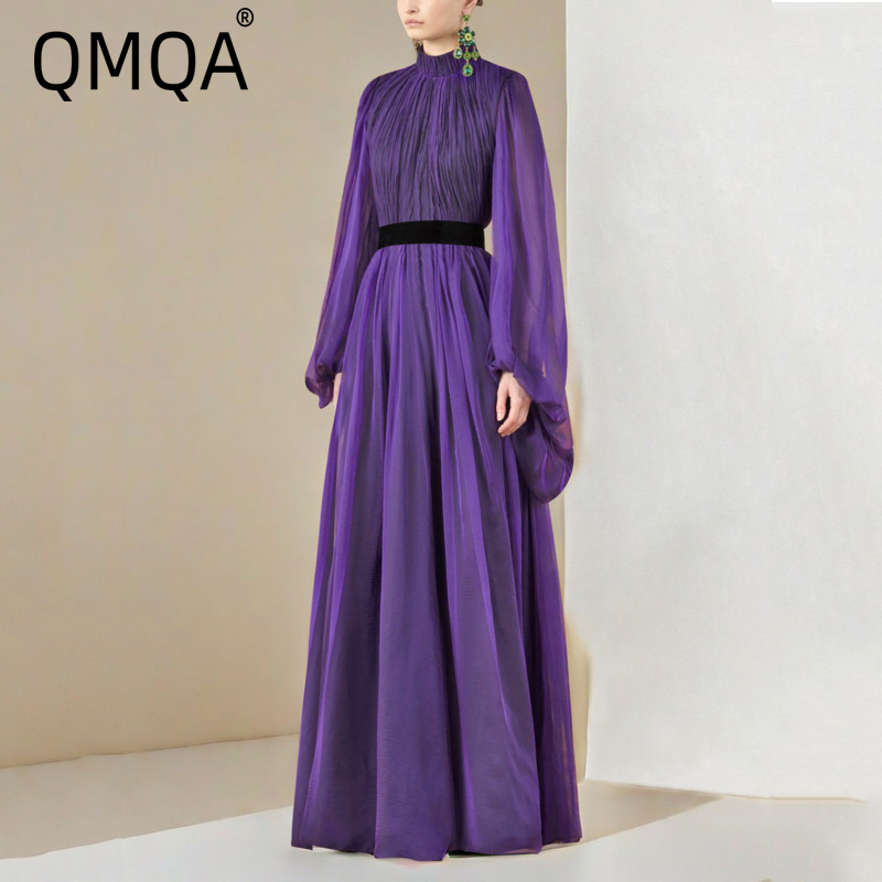 QMQA Fashion Women's High End  - Winter Clothing Dress Up 评论和价格