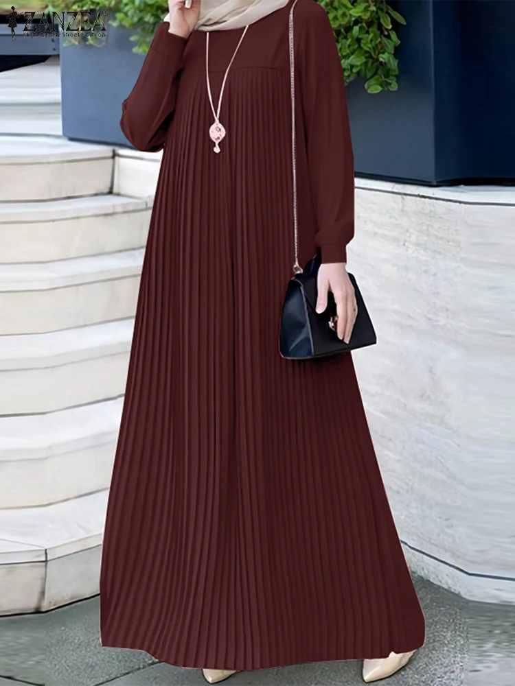 2025 ZANZEA Muslim Abaya Hijab - Winter Clothing Dubai 评论和价格