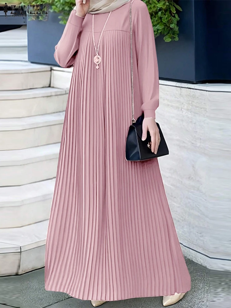 2025 ZANZEA Muslim Abaya Hijab - Winter Clothing Dubai 评论和价格