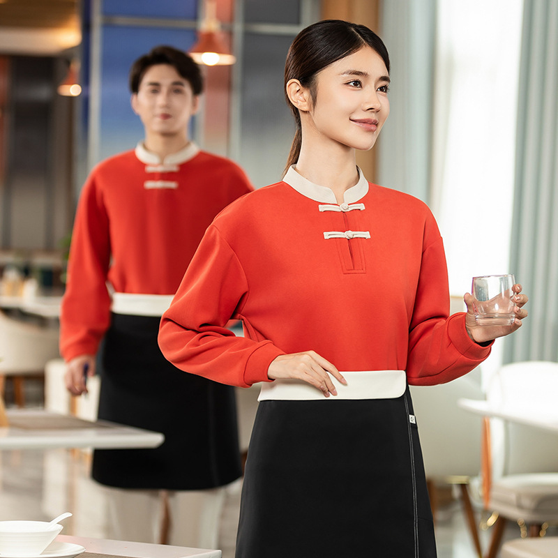 Chinese-style waiter sweatshir - Winter Clothing Companies 评论和价格