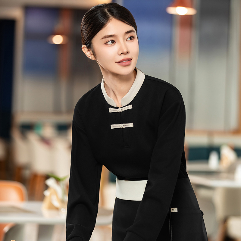 Chinese-style waiter sweatshir - Winter Clothing Companies 评论和价格