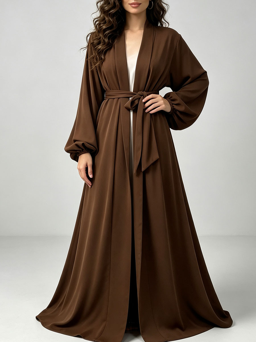 Muslim Women Fashion Open Abay - Winter Clothing Dubai 评论和价格