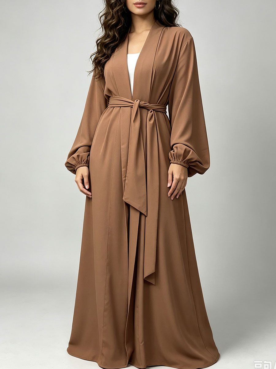 Muslim Women Fashion Open Abay - Winter Clothing Dubai 评论和价格