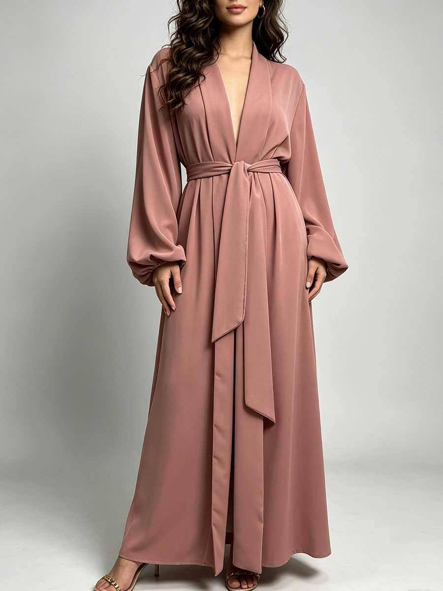Muslim Women Fashion Open Abay - Winter Clothing Dubai 评论和价格