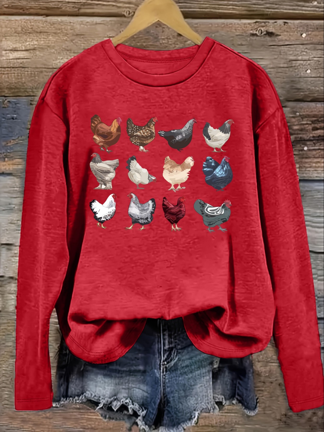 Women's Casual Long Sleeve Cre - Winter Clothing For 评论和价格