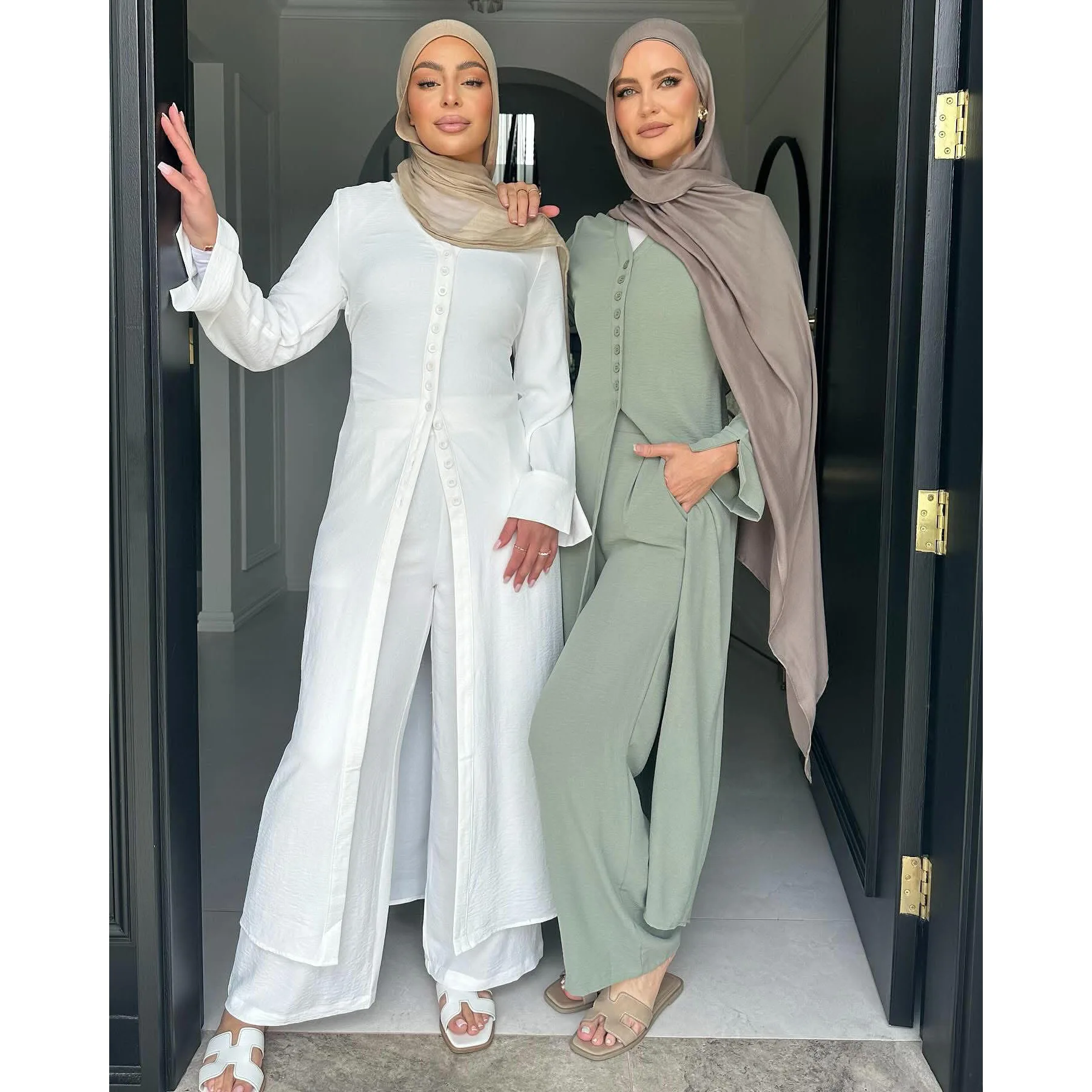 New Women's Button Evening Dre - Winter Clothing Dubai 评论和价格