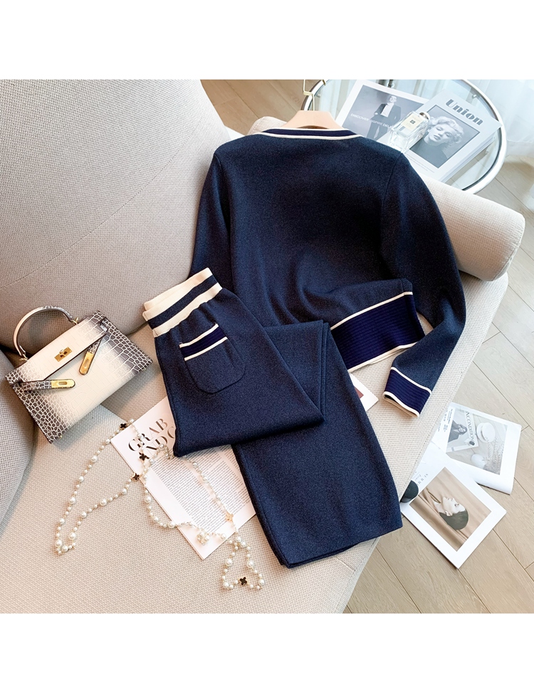 Autumn Winter Striped Knitted  - Winter Clothing Kit 评论和价格