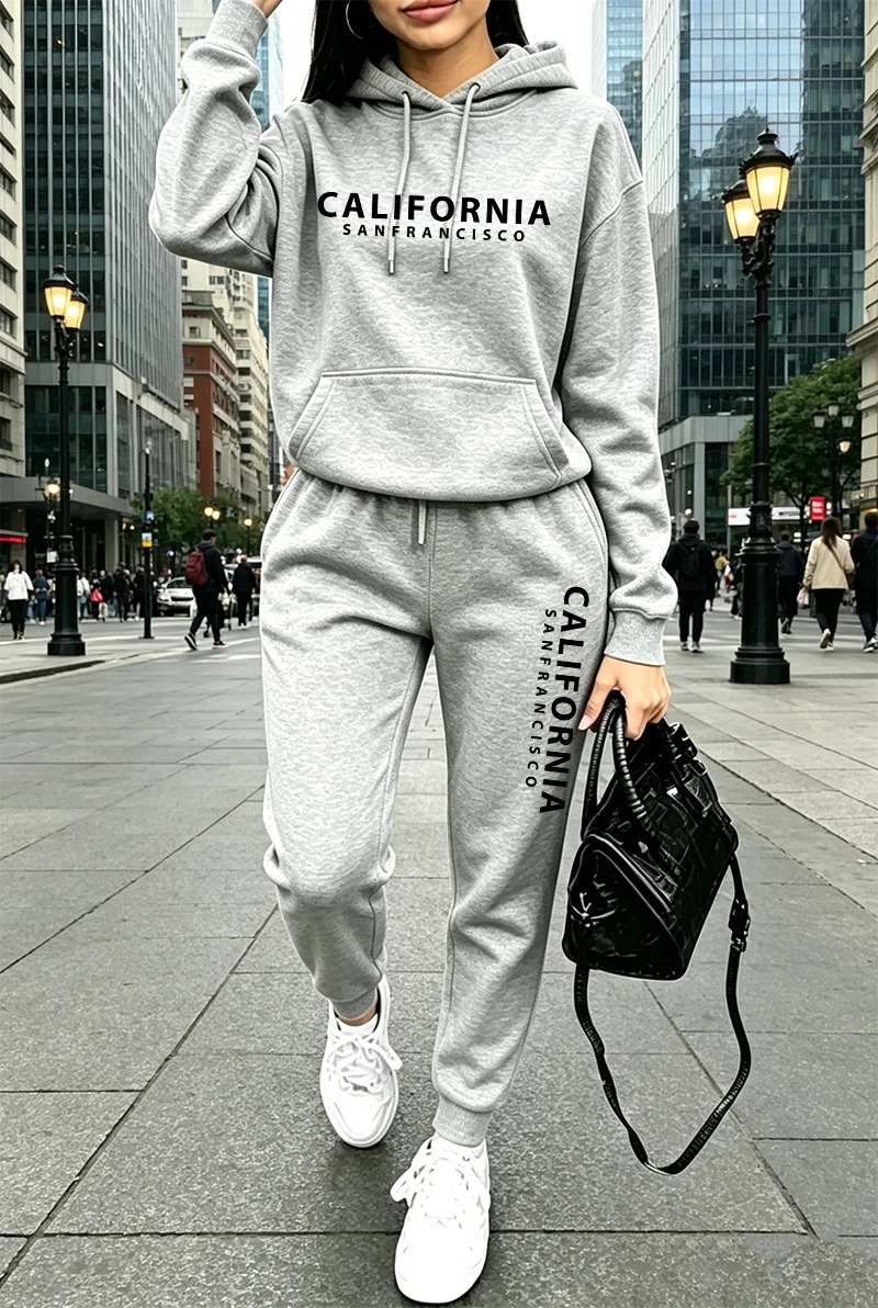 Quality Womens Tracksuit Print - Winter Clothing For 评论和价格