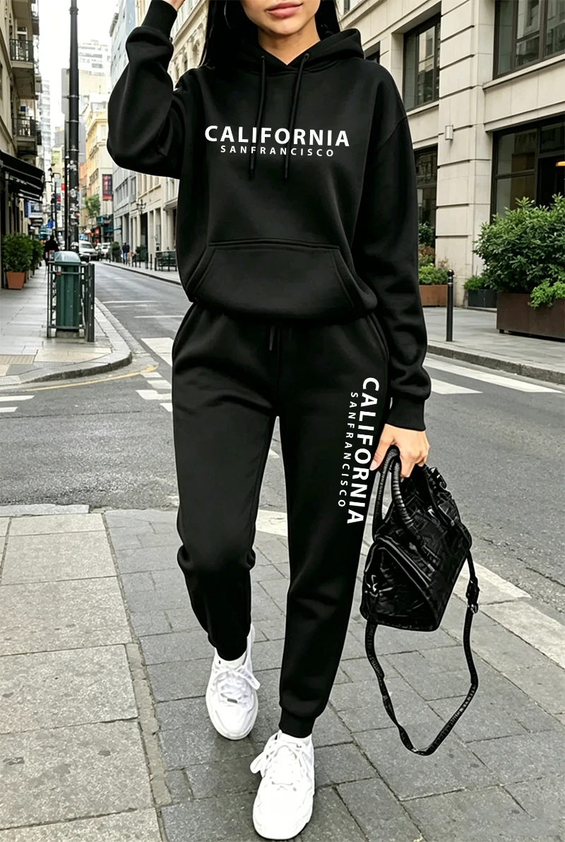 Quality Womens Tracksuit Print - Winter Clothing For 评论和价格