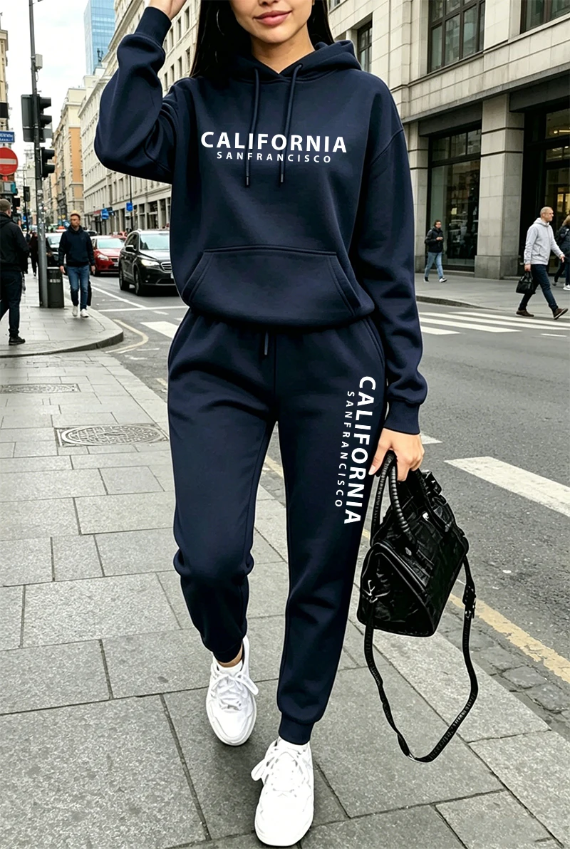 Quality Womens Tracksuit Print - Winter Clothing For 评论和价格