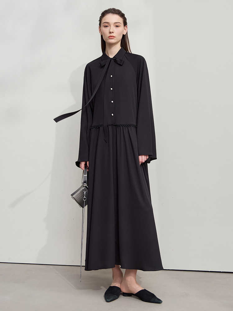 AMII Womens Dresses 2025 Autum - Winter Clothing Dress Up 评论和价格