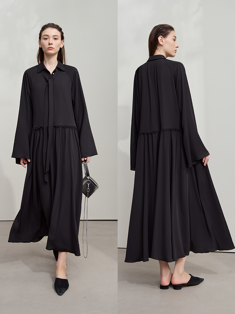 AMII Womens Dresses 2025 Autum - Winter Clothing Dress Up 评论和价格