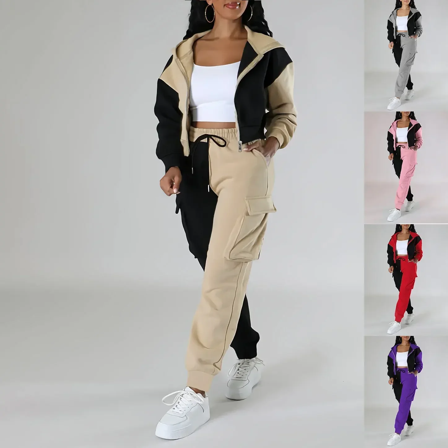 Women Loose Autumn Winter Two  - Winter Clothing Kit 评论和价格