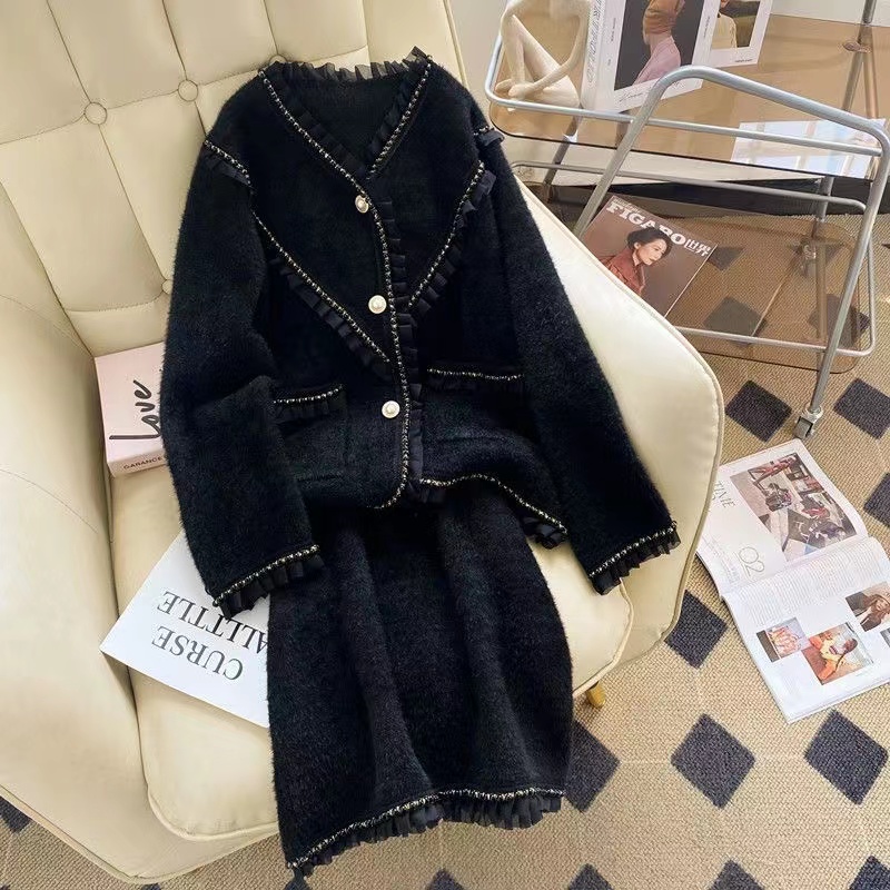 Women Vintage Winter Pear Suit - Winter Clothing In French 评论和价格