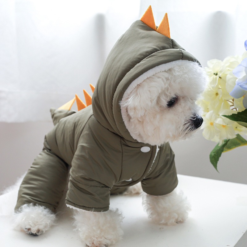 Thick Warm Pet Dog Winter Clot - Winter Clothing In French 评论和价格