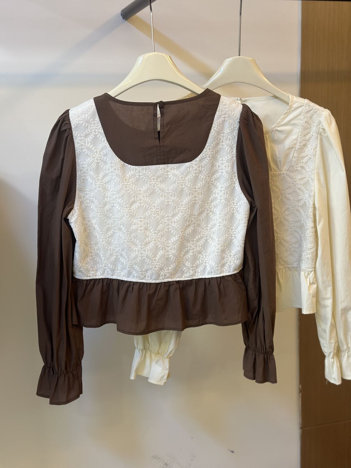 Ins Fake Two Korean Style Shir - Winter Clothing In French 评论和价格