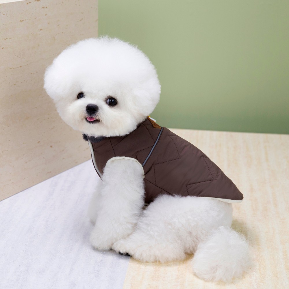 Fur Collar Winter Pet Dog Jack - Winter Clothing In French 评论和价格