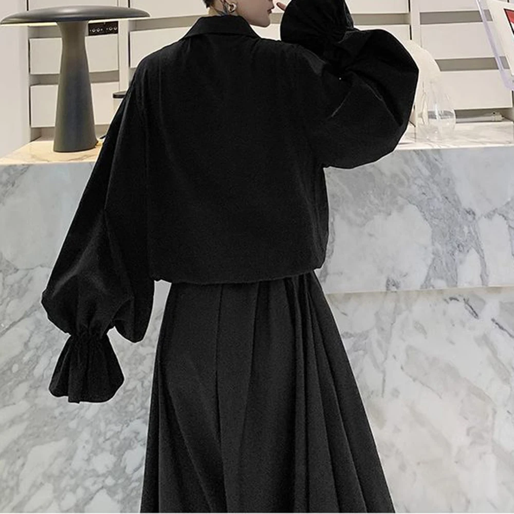 Mens Ruffled Long-Sleeved Shir - Winter Clothing Dress Up 评论和价格